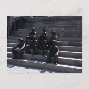 Carte Postale Statues des travailleurs du canal Erie