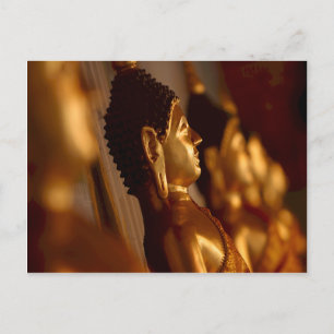 Carte Postale Statues du Bouddha du Temple Thaï