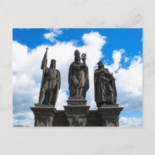 Carte Postale Statues du pont Charles