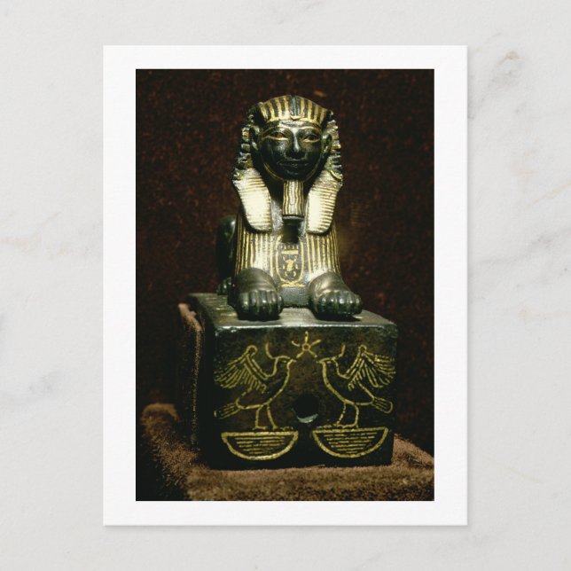 Carte Postale Statuette of a sphinx of King Tuthmosis III, new K (Devant)