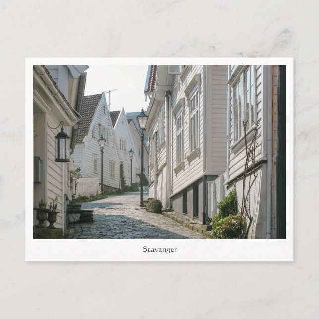 Carte Postale Stavanger Norvège (Devant)