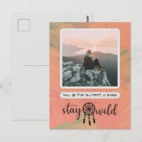 Carte postale Stay Wild Boho Photo