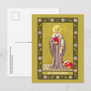 Carte postale Ste Etheldreda (Audrey) (P 003)