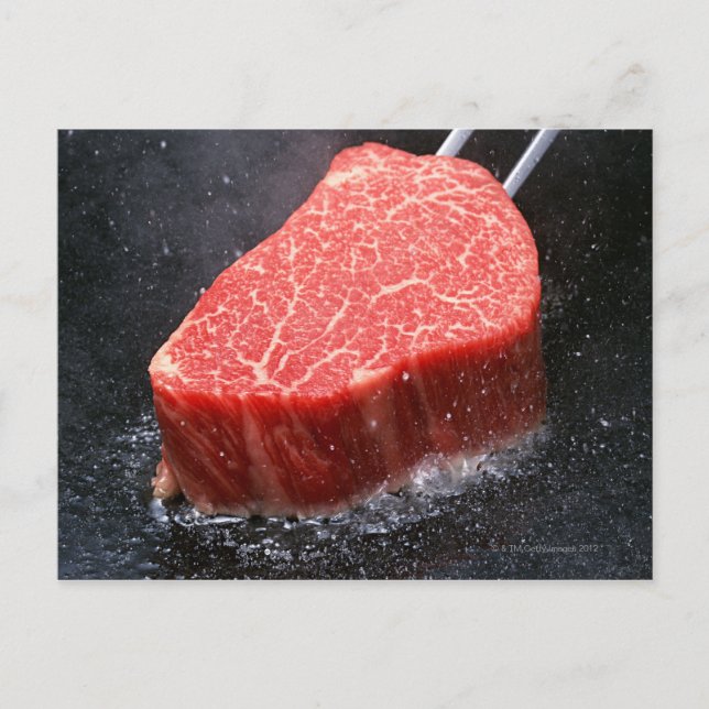 Carte Postale Steak (Devant)