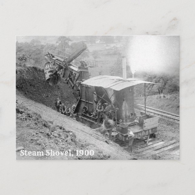 Carte Postale Steam Shovel, 1900 (Devant)