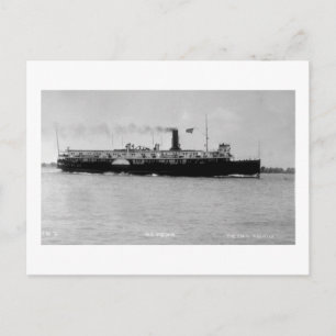 Carte Postale Steamer Alpena sur la rivière St Clair par Louis P