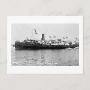 Carte Postale Steamer City of Buffalo - Louis Pesha Photo
