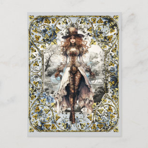 Carte Postale Steampunk Lady 105