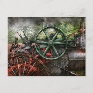 Carte Postale Steampunk - Machine - Transport du futur