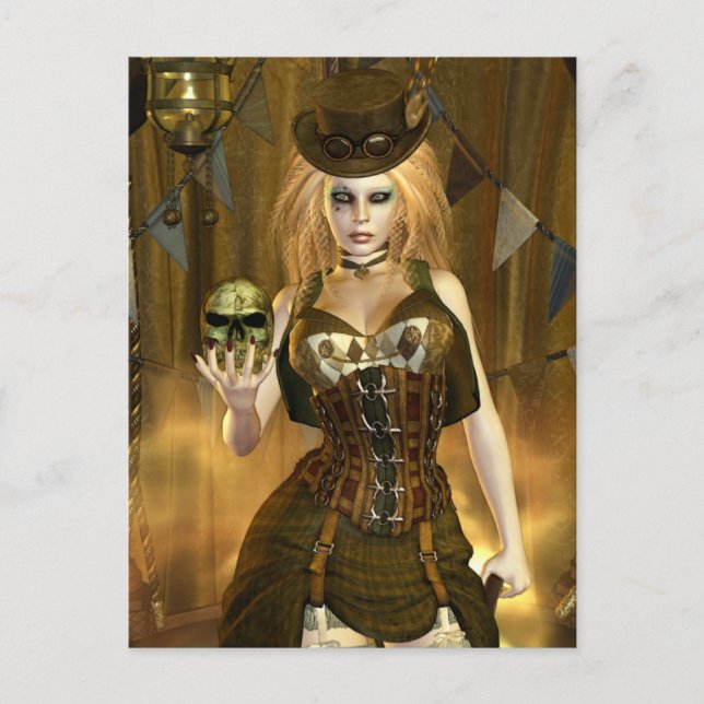 Carte Postale Steampunk Series JADE iPod (Devant)