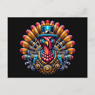 Carte Postale Steampunk Thanksgiving Turquie