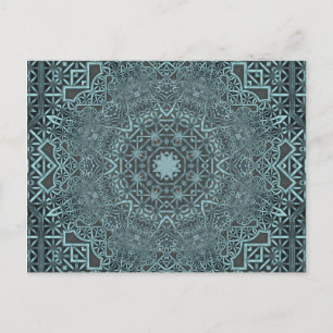 Carte Postale Steampunk Verdigris Lattice