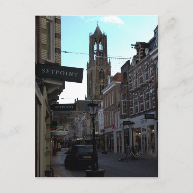 Carte Postale Steenweg, Utrecht (Devant)