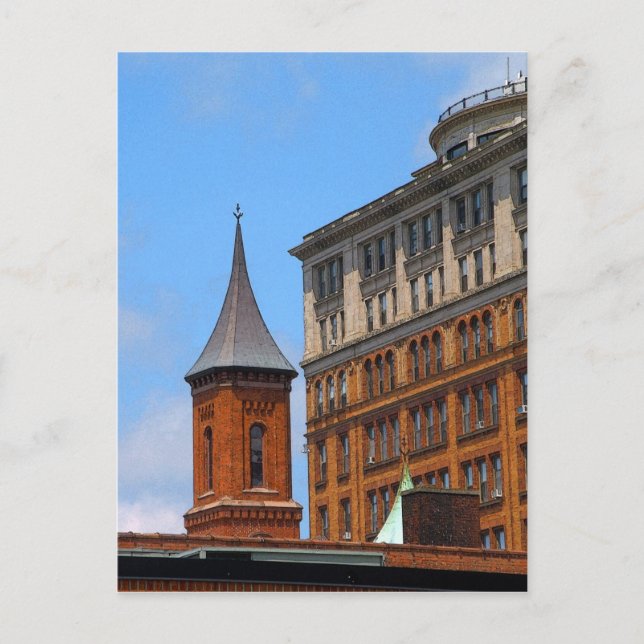 Carte Postale Steeple avec la mouette (Devant)