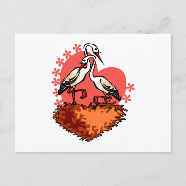 Carte Postale Stefan et Stefanie Stork (Devant)