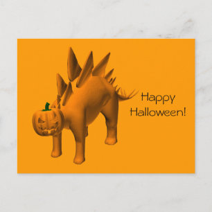 Carte Postale Stegosaurus halloweenis