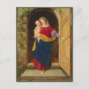 Carte Postale Steinbrück Madonna dans la porte de l'atelier CC12