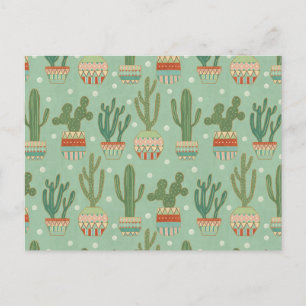 Carte Postale Step de Southwest Potted Cactus
