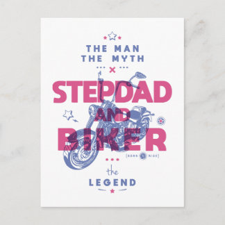 Carte Postale Stepdad et moker l'homme le mythe la légende