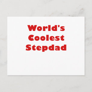 Carte Postale Stepdad le plus frais des mondes