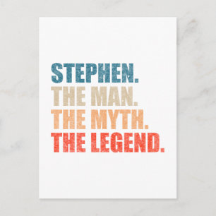 Carte Postale Stephen L'Homme Le Mythe La Légende