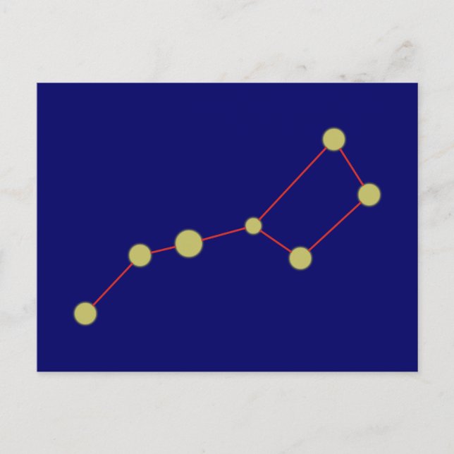 Carte Postale Sternbild Grosser Wagen constellation gros dipper (Devant)