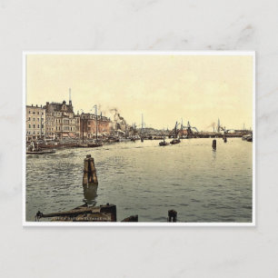 Carte Postale Stettin Harbour, Pommeraina, Allemagne (c.-à-d. Sz
