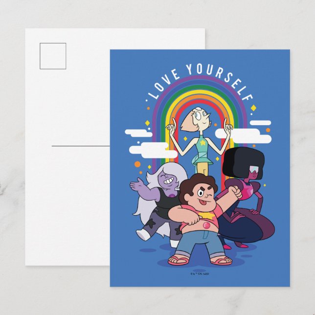 Carte Postale Steven Universe - Aimez-vous (Devant / Derrière)