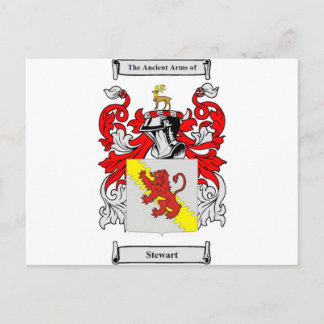 Carte Postale Stewart (anglais) Armoiries
