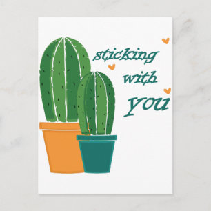 Carte Postale Stick avec toi