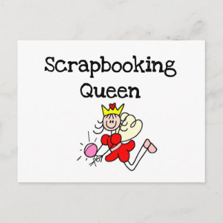 Carte Postale Stick Figure Scrapbook Queen Tshirts et cadeaux