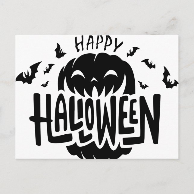 Carte Postale Stickers heureux Halloween (Devant)