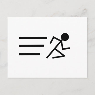 Carte Postale Stickman