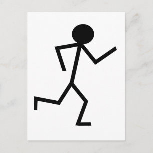 Carte Postale Stickman