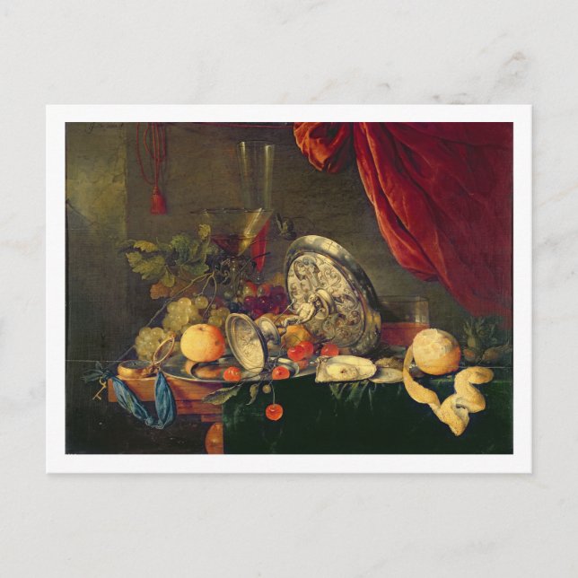 Carte Postale Still Life (oil on panel) (Devant)