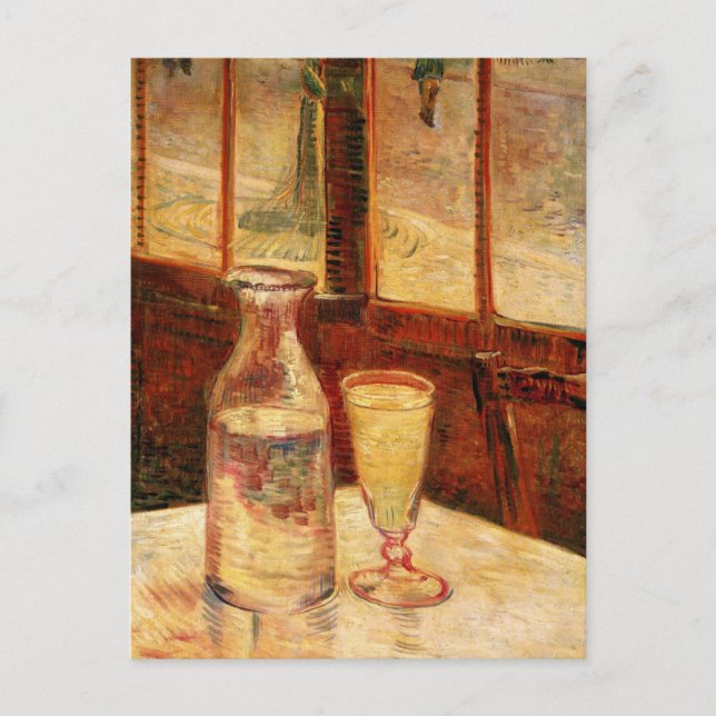 Carte Postale Still Life with Absinthe par Vincent van Gogh (Devant)
