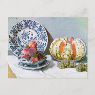 Carte Postale Still Life with Melon, 1872 Claude Monet