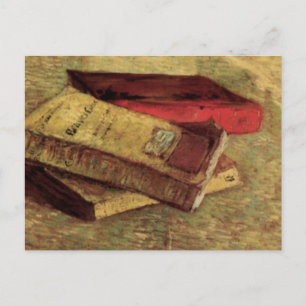 Carte Postale Still Life with Three Books par Vincent van Gogh