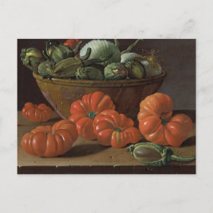 Carte Postale Still Life with Tomatoes par Luis Melendez