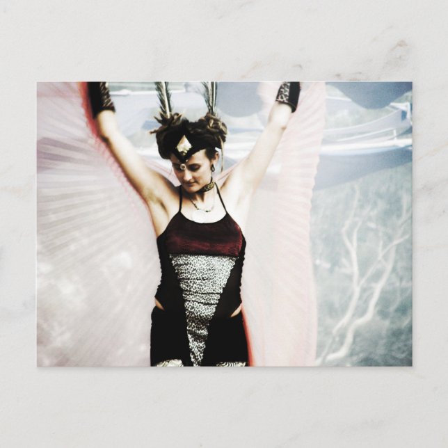 Carte postale Stiltwalkalker Dancer du vent (Devant)