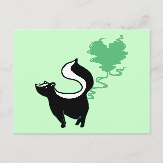 Carte Postale Stinky Love Skunk (Devant)
