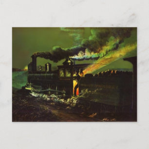 Carte Postale Stocker le cheval de fer ~ Minuit Train POSTCARD
