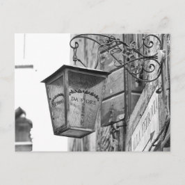 Carte Postale Stockez la lampe, Venise, Italie