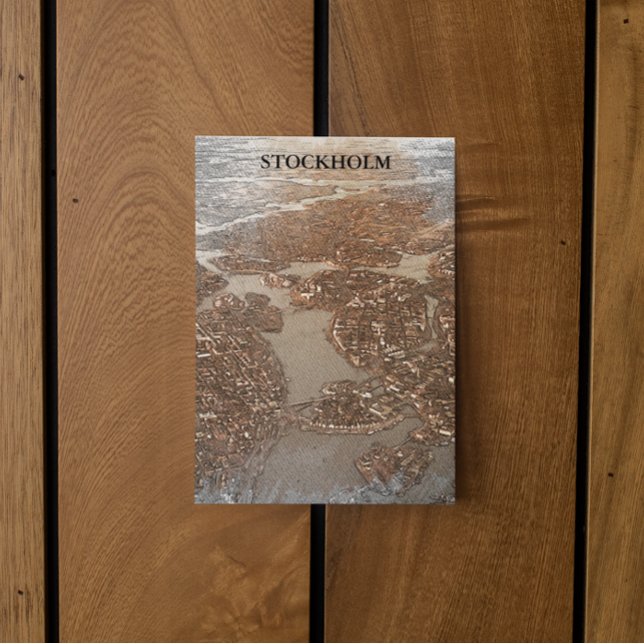 Carte Postale Stockholm Suède City View Sky (Stockholm Sweden view postcard)