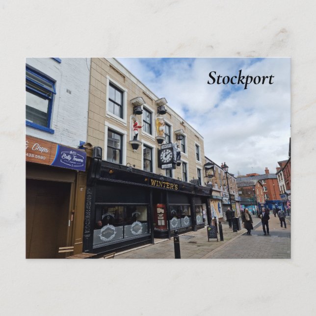 Carte postale Stockport (Devant)