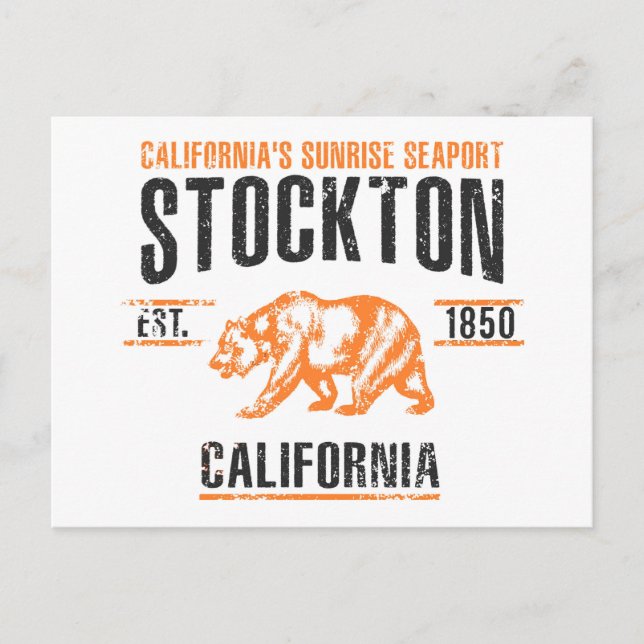 Carte Postale Stockton (Devant)