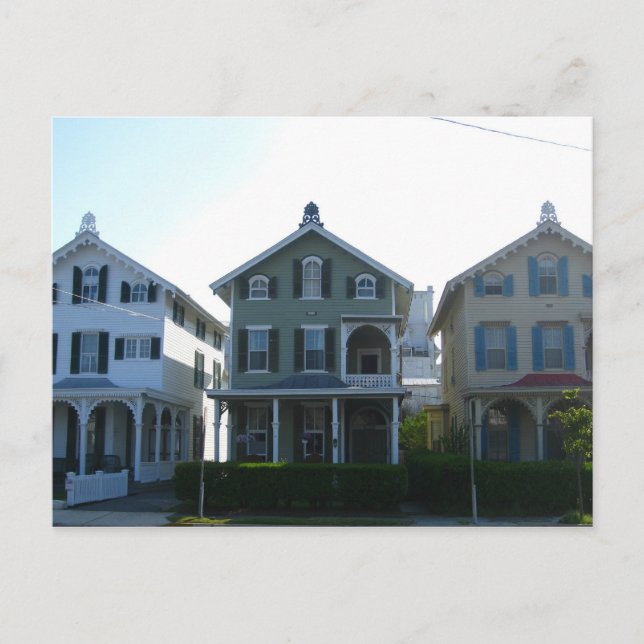Carte Postale Stockton Victorian Row au cap May (Devant)