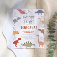 Stompe, Chompe & Roar ! Dinosaur Boy Birthday Part