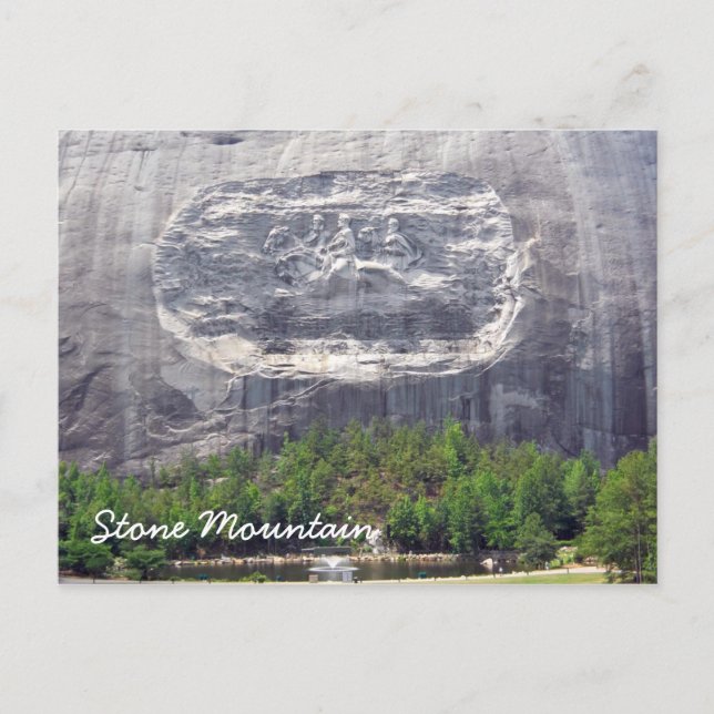 Carte Postale Stone Mountain Carturage Stone Mountain Georgia 2 (Devant)