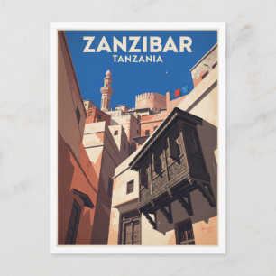 Carte Postale Stone Town, Zanzibar Tanzanie Voyage Souvenir
